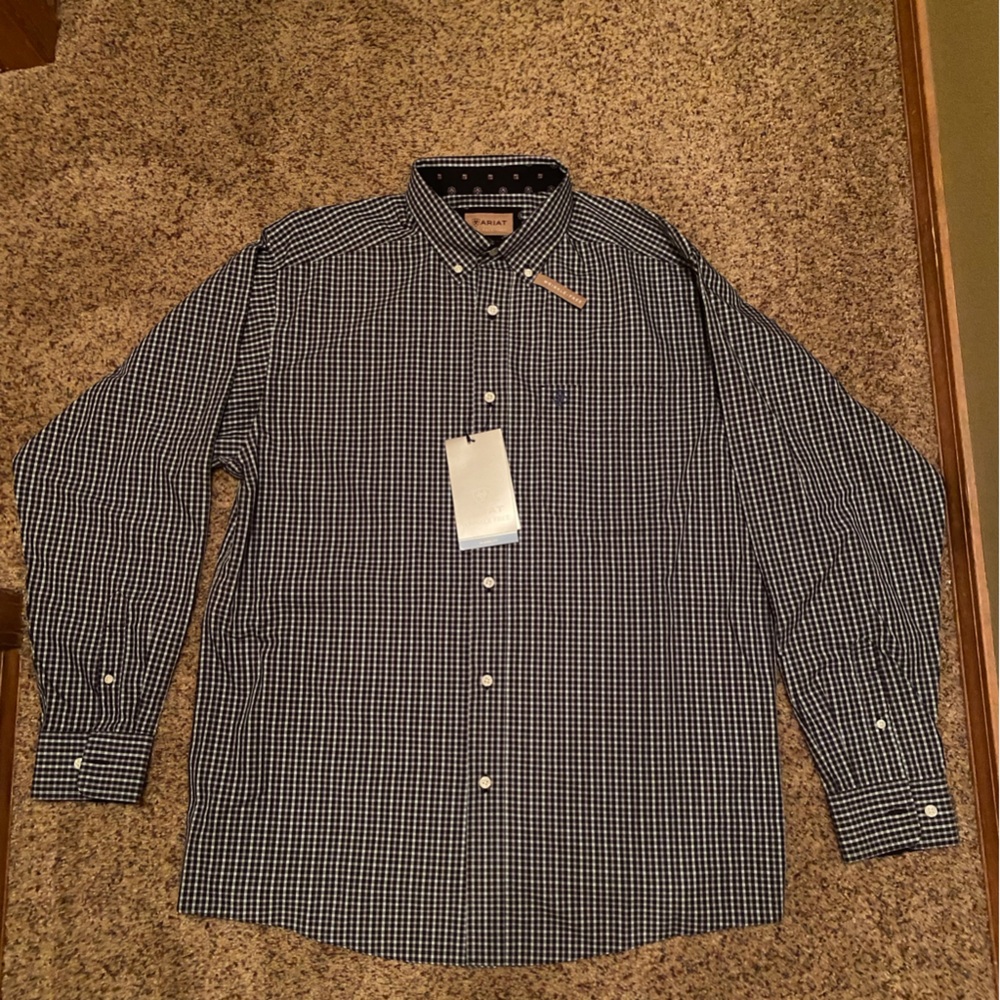 Ariat Black Casual Button Down Shirt